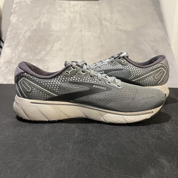 Brooks Ghost 14 Shoes Mens Size 11 Gray Running Athletic Sneakers 1103691D067